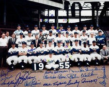 1955 Brooklyn Dodgers Koufax,Snider,Reese Signed 8x10 Autographed Photo Reprint picture