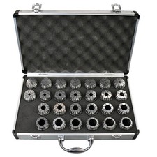 26PC. PRECISION METRIC ER-40 COLLET SET w/CASE, 1MM TO 26MM  picture