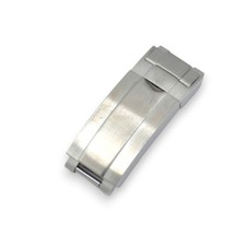 Silver Steel Brush Clasp For Rolex Glide-Lock Submariner, GMT, Daytona, DeepSea picture