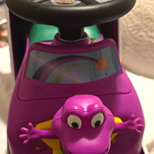 Barney Ride-On Push Car w/ Steering Wheel Songs & Sounds, 4 Wheels. 5 In Stock. picture