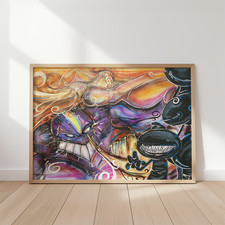 The Maxx Art Print Pastel Comic Book Wall Art Poster Home Decor Sam Kieth picture