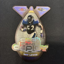 2001 Fleer Genuine Ray Lewis Seek and Deploy #14 SD Ravens picture