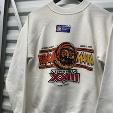 Vintage Cincinnati Bengals Super Bowl Crewneck Sweatshirt 1989 80s Deadstock NFL picture