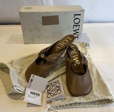 LOEWE PEBBLE SOFT MULE IN NAPPA LAMBSKIN SIZE 10 EURO 40 P/N L815379X95 picture
