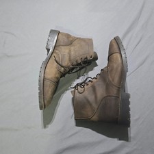 Thursday Boot Co Captain Boots Mens 10 Wide Brown Leather Lug Sole Cap Toe picture