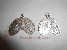 Large Miraculous - Crucifix - St Christopher 2-pc 1 1/8