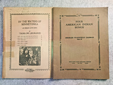 Two Vintage Native American Sheet Music Books - 1917 - Thurlow Liurance - Cadman picture