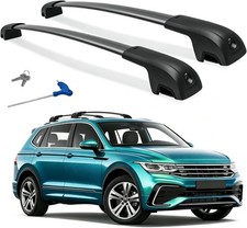 300lbs Roof Rack Cross Bars Compatible with Volkswagen VW Tiguan 2018-2026 & ... picture
