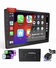 9 Inch Touch Screen Android 13 Car Stereo Universal Double Din Car Radio Wire... picture