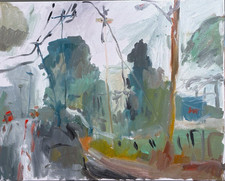 Impressionism Landscape Plein Air Original Oil Painting On Canvas 16”x20” Signed picture