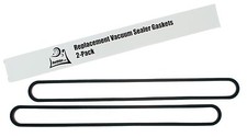 FoodSaver Upper & Lower Gasket Assembly Replacements - 2 Foam Sealer Gaskets  picture