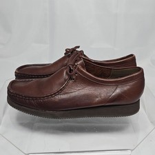 RESOLED/Vibram Vintage Clarks Wallabee Men 13 NARROW Made in IRELAND Y2K Grunge picture
