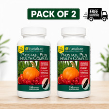 Pack of 2 Prostate Plus Health Complex, 250 Softgels with Saw Palmento New picture
