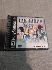 Final Fantasy IX 9 PlayStation 1 PS1 Complete CIB Black Label W/ Reg Card picture