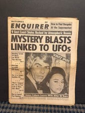 1978 Jan 24 National Enquirer Newspaper, Mystery Blasts Linked to UFOs (VRN10J picture