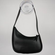 *The Row Leather Half Moon - Black Shoulder Bag picture
