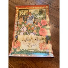 Vintage 1978 Fabled Flowers Wall Art Calendar Current Inc Floral Illustrations picture
