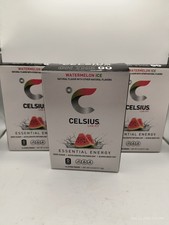 Celsius On The Go Energy Powder Packets Watermelon Ice Drink Mix 14 CT 3 Boxes  picture