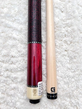Custom McDermott G204 C2 Pool Cue w/ 12.5mm G-Core Shaft, FREE HARD CASE (BLKRED picture