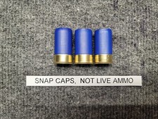 READ AD 3- pcs 12 GAUGE Short Mini Stubby SNAP CAPS snap cap  12 ga picture