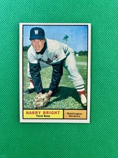 1961 Topps #447 Harry Bright Washington Senators high-end NM         B61#447A1 picture