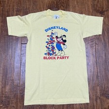 Vintage Walt Disney Special Project Disneyland Block Party Lego Shirt Size S picture