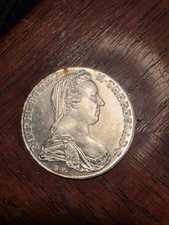 1780 Austria Maria Theresa Thaler Restrike Silver Coin Excellent Condition picture
