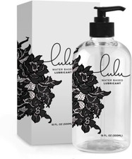 Lulu Natural Water Based  Personal Lubricant for Men, Women and Couples 16 oz picture