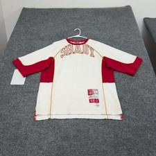 Vintage Shady Ltd Jersey Shirt Mens M White Cotton Embroidered Mesh Hip Hop Y2K picture