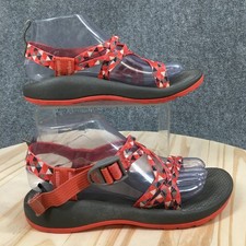 Chaco Sandals Youth 6 Boys ZX/1 Sporty Adjustable Slingback J180262 Red Gray picture