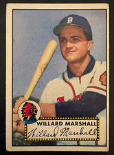 Topps 1952 - Willard Marshall #96 Boston Braves Base Set [Base] picture