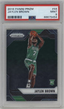 PSA 9 MINT 2016-17 PANINI PRIZM JAYLEN BROWN RC #44 - BOSTON CELTICS 76ERS picture
