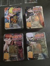 Naruto Ultimate Ninja Way Tins, Full Set 4 of 4, Naruto, Sasuke, Gaara, Kakashi picture