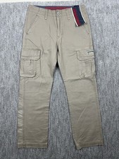 Unionbay Pants Mens 30x32 Desert Beige Khaki Cargo Workwear Outdoor NWT picture