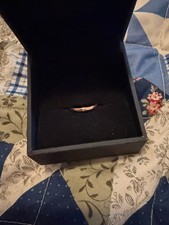 10k rose gold band ring NEW picture