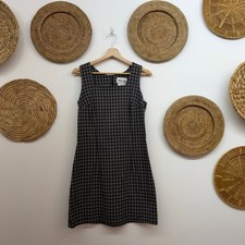 Vintage Y2K 2000s Byer Too Plaid Mini Dress 11 / Medium picture