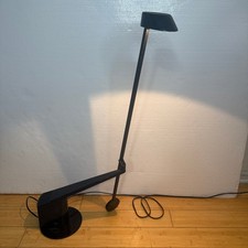 Vtg Rodolfo Bonetto for Guzzini ALA Desk Lamp Black Italian Postmodern A.4055 picture