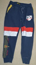 VTG PATRICK EWING SWEATPANTS MENS Sz SMALL Warm Up Practice NAVY RED WHITE VGC picture