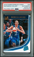 2019 DONRUSS ROOKIE  AUTO SIGNED NAPHEESA COLLIER LYNX MVP PSA DNA AUTO PSA 10 picture