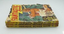 Lot 3 Vintage Fantastic Novels Pulps 1949-1951 Merritt Lovecraft Zagat picture
