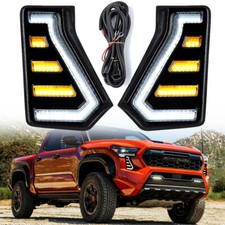 For 2024-26 Toyota Tacoma SR5 TRD LED DRL Fog Lights Daytime Running Turn Signal picture