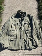 Vintage Military Jacket Distressed And Faded...No Tags picture