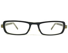 Lindberg Eyeglasses Frames 1016 AB10 Black Green Rectangular Acetanium 51-18-135 picture