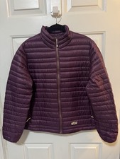 Stio Women's Pinion Down Sweater  Violet Zip Up Jacket Women’s Size XL picture