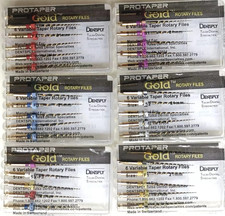 Dentsply Protaper Gold Rotary Files Tulsa Assorted Endodontics 21mm/25mm/31mm picture