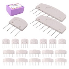 20Pcs Knit Blockers Set Stainless Steel Knitting Blocking Combs and Pin3198 picture