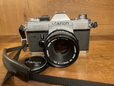 *Exc+5* Canon FTb-N FTb QL Late Model Film Camera FD 50mm F/1.8 S.C Lens From JP picture