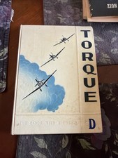1943 WWII AAF TORQUE Class 43-D Pecos Army Air Field Pilot Book SIGNED Cadets picture