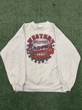 Vintage 1992 Western Division Champions Atlanta Braves Crew Neck Sweater Size XL picture