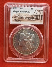 🔥🔥🔥1878 8TF MORGAN BEAUTIFUL  AU CONDITION GEM #349 picture